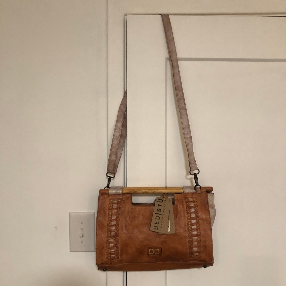 BedStu Nataly Nectar Lux Tan Handbag